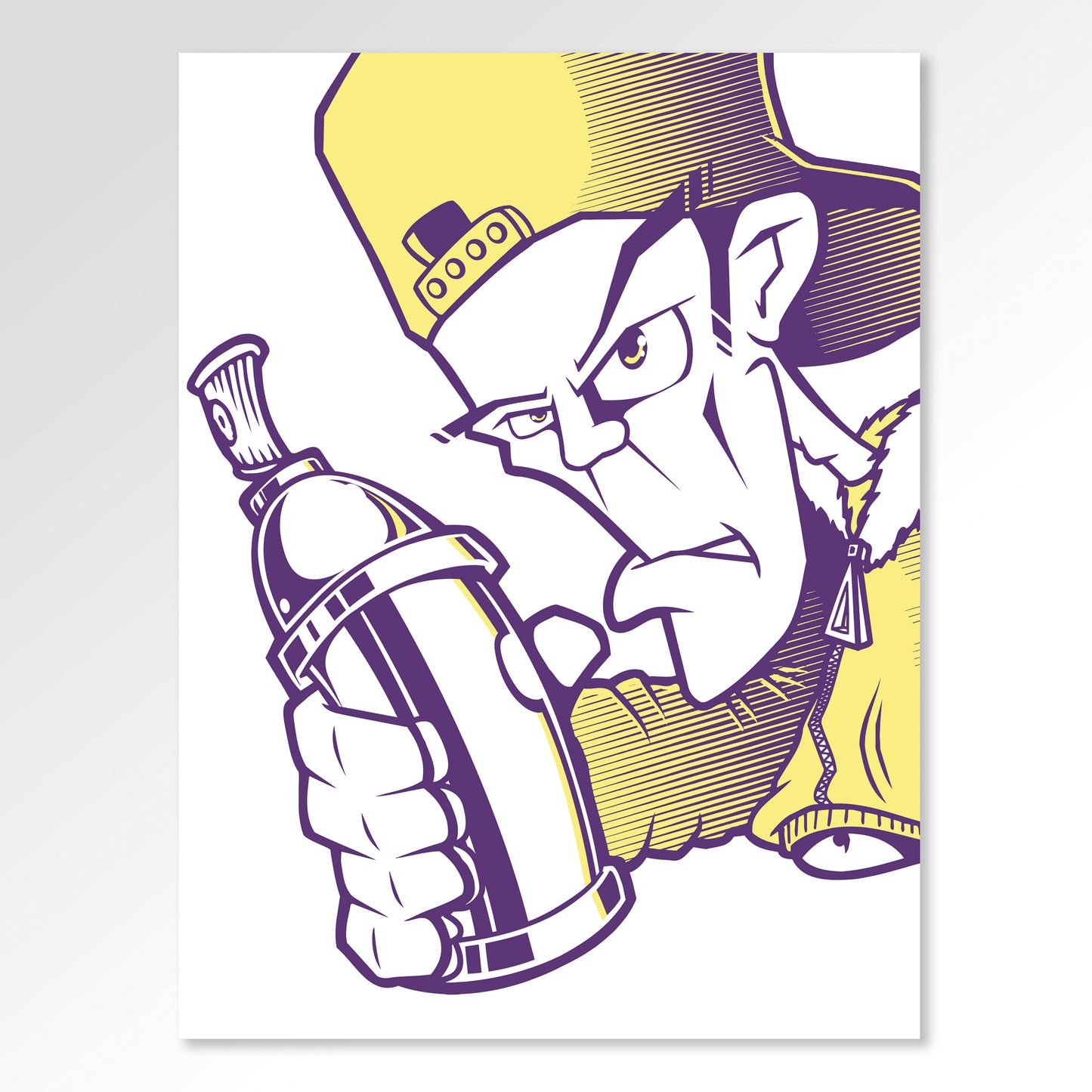 CAN2 "BBOY Yellow" SCREENPRINT