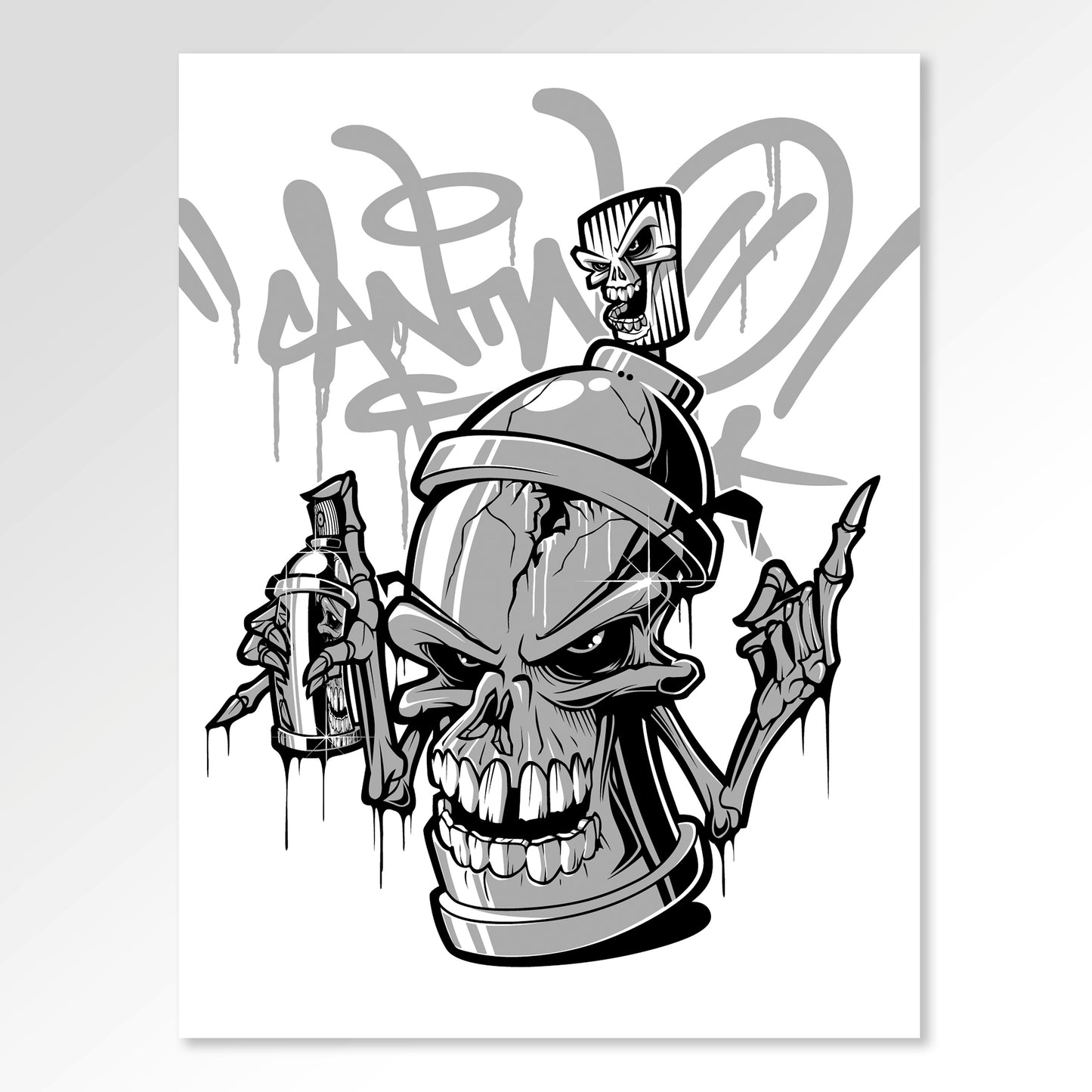 CAN2 "SkullCan" SCREENPRINT