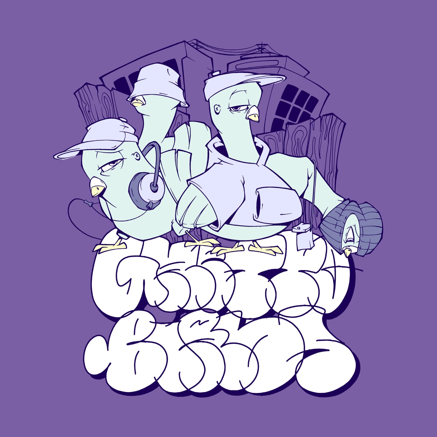 PRE-ORDER - T-Shirt purple ARTIST-COLLAB #39 /w Emti.one