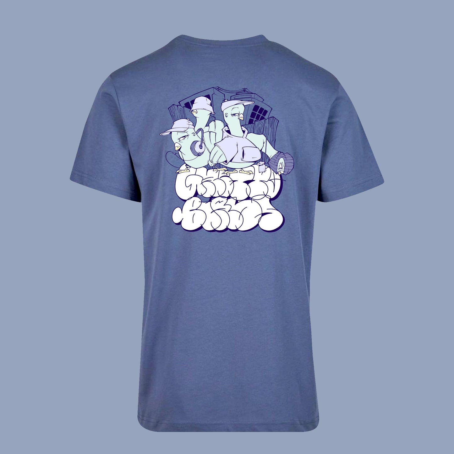 T-Shirt blue ARTIST-COLLAB  #39 /w Emti.one