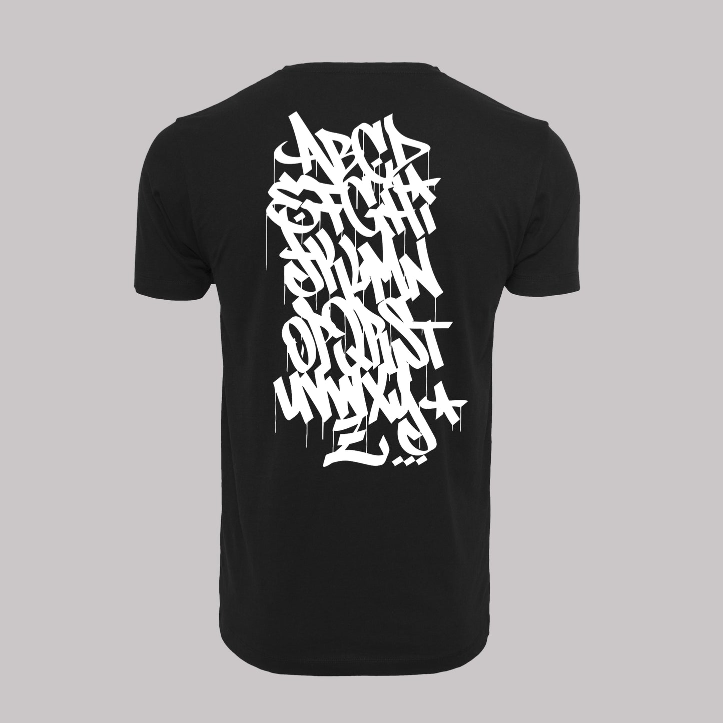 ABC – BLACK / WHITE T-Shirt by ATOM
